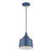 Livex Lighting - 51472-84 - LED Pendant - Bolita - Ocean Blue w/Brushed Nickel
