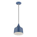 Livex Lighting - 51472-84 - LED Pendant - Bolita - Ocean Blue w/Brushed Nickel