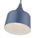 Livex Lighting - 51472-84 - LED Pendant - Bolita - Ocean Blue w/Brushed Nickel