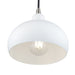Livex Lighting - 51513-03 - One Light Mini Pendant - Domma - White w/Brushed Nickel