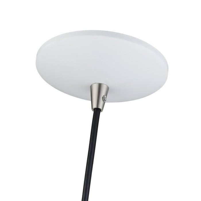 Livex Lighting - 51513-03 - One Light Mini Pendant - Domma - White w/Brushed Nickel