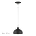 Livex Lighting - 51513-04 - One Light Mini Pendant - Domma - Black w/Brushed Nickel