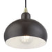 Livex Lighting - 51513-92 - One Light Mini Pendant - Domma - English Bronze w/Antique Brass