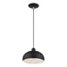 Livex Lighting - 51514-04 - One Light Pendant - Domma - Black w/Brushed Nickel