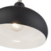 Livex Lighting - 51514-04 - One Light Pendant - Domma - Black w/Brushed Nickel