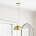 Livex Lighting - 51514-33 - One Light Pendant - Domma - Soft Gold w/Polished Brass