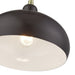 Livex Lighting - 51514-92 - One Light Pendant - Domma - English Bronze w/Antique Brass