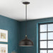 Livex Lighting - 51514-92 - One Light Pendant - Domma - English Bronze w/Antique Brass