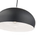 Livex Lighting - 51515-04 - One Light Pendant - Domma - Black w/Brushed Nickel