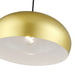 Livex Lighting - 51515-33 - One Light Pendant - Domma - Soft Gold w/Polished Brass