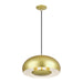 Livex Lighting - 51516-33 - Three Light Pendant - Domma - Soft Gold w/Polished Brass