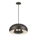 Livex Lighting - 51516-92 - Three Light Pendant - Domma - English Bronze w/Antique Brass