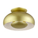 Livex Lighting - 51517-33 - Three Light Semi-Flush Mount - Domma - Soft Gold
