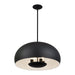 Livex Lighting - 51518-04 - Four Light Pendant - Domma - Black