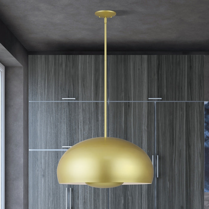 Livex Lighting - 51518-33 - Four Light Pendant - Domma - Soft Gold