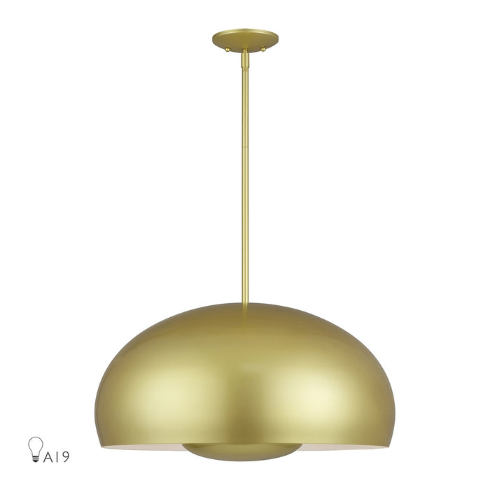 Livex Lighting - 51518-33 - Four Light Pendant - Domma - Soft Gold