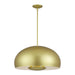 Livex Lighting - 51518-33 - Four Light Pendant - Domma - Soft Gold
