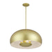 Livex Lighting - 51518-33 - Four Light Pendant - Domma - Soft Gold