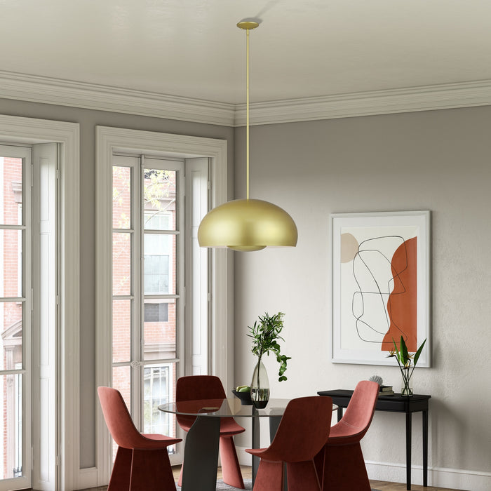 Livex Lighting - 51518-33 - Four Light Pendant - Domma - Soft Gold