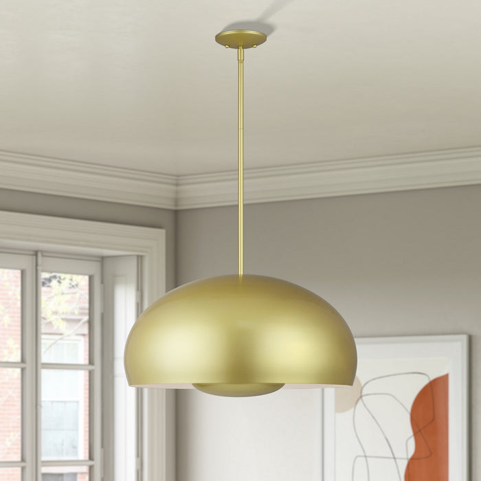 Livex Lighting - 51518-33 - Four Light Pendant - Domma - Soft Gold