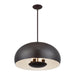 Livex Lighting - 51518-92 - Four Light Pendant - Domma - English Bronze