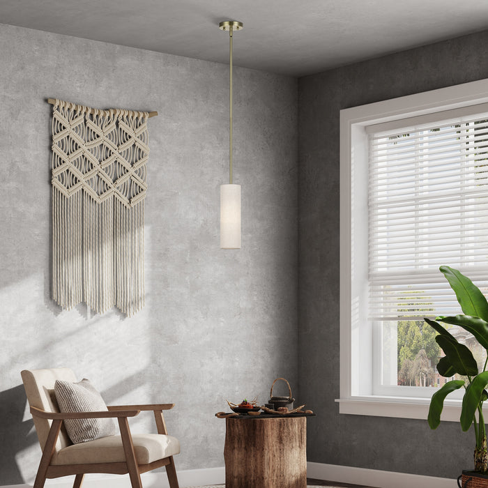 Livex Lighting - 52130-01 - One Light Mini Pendant - Monroe - Antique Brass