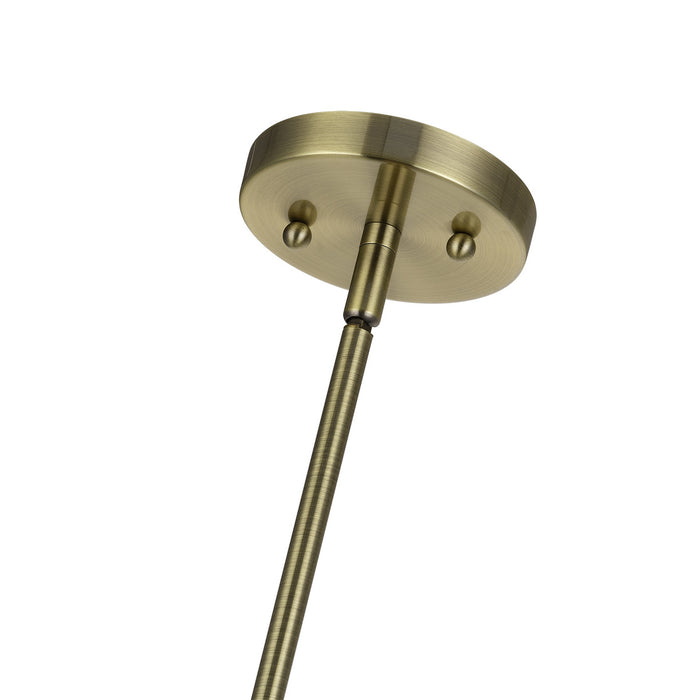 Livex Lighting - 52130-01 - One Light Mini Pendant - Monroe - Antique Brass