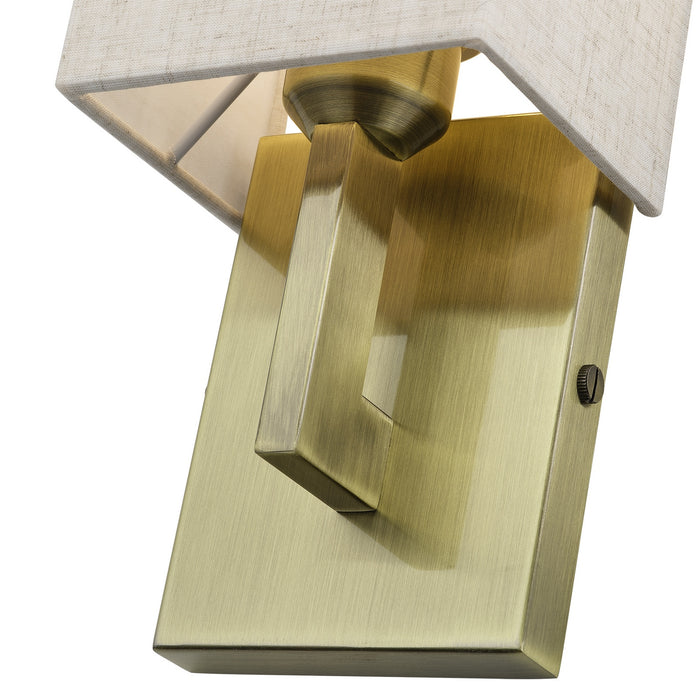 Livex Lighting - 52131-01 - One Light Wall Sconce - Monroe - Antique Brass