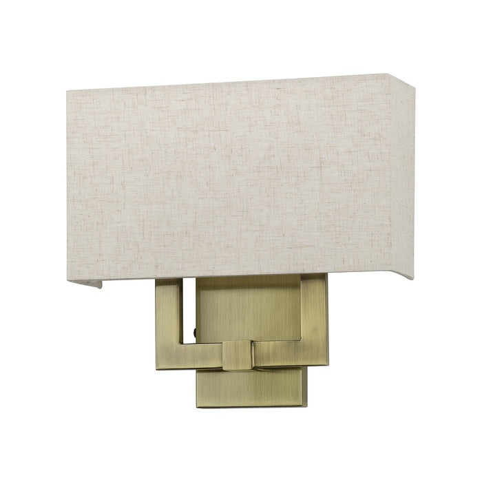 Livex Lighting - 52132-01 - Two Light Wall Sconce - Monroe - Antique Brass