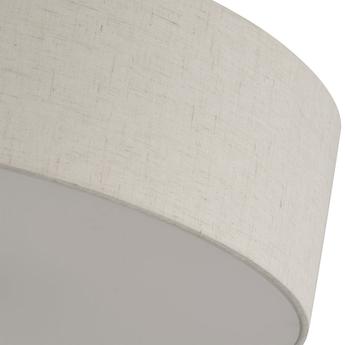 Livex Lighting - 52134-01 - Two Light Semi-Flush Mount - Monroe - Antique Brass