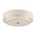 Livex Lighting - 52139-01 - Five Light Semi-Flush Mount - Monroe - Antique Brass