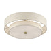 Livex Lighting - 52139-01 - Five Light Semi-Flush Mount - Monroe - Antique Brass