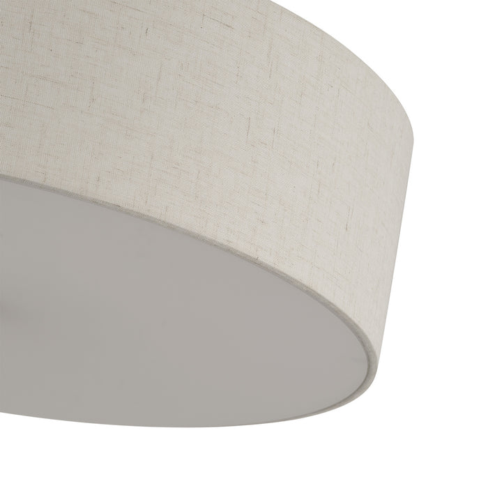 Livex Lighting - 52141-01 - Five Light Semi-Flush Mount - Monroe - Antique Brass