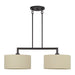 Livex Lighting - 52262-07 - Two Light Linear Chandelier - Bellingham - Bronze