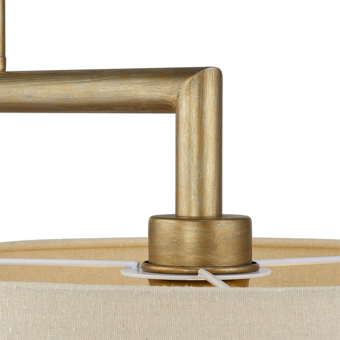 Livex Lighting - 52262-48 - Two Light Linear Chandelier - Bellingham - Antique Gold Leaf