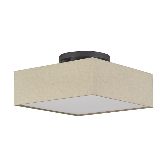 Livex Lighting - 52273-07 - Four Light Semi-Flush Mount - Summit - Bronze