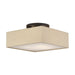 Livex Lighting - 52273-07 - Four Light Semi-Flush Mount - Summit - Bronze