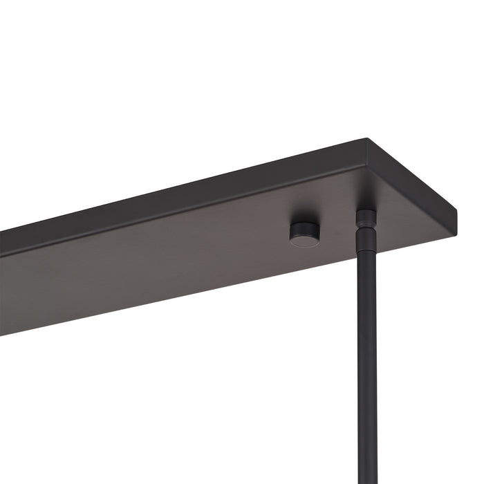 Livex Lighting - 52276-07 - Four Light Linear Chandelier - Summit - Bronze