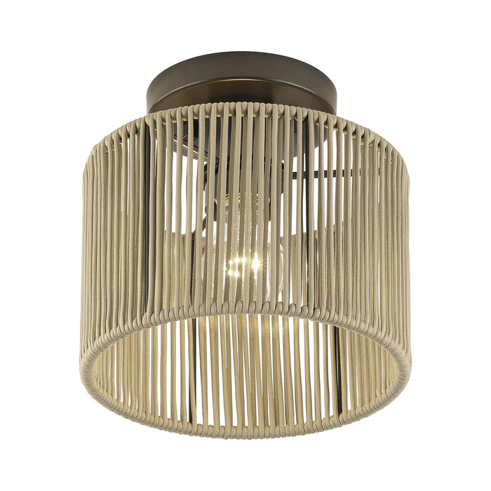 Livex Lighting - 53141-92 - One Light Semi-Flush Mount - Acordia - English Bronze