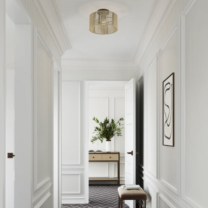 Livex Lighting - 53142-92 - One Light Semi-Flush Mount - Acordia - English Bronze