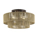 Livex Lighting - 53145-92 - Four Light Semi-Flush Mount - Acordia - English Bronze