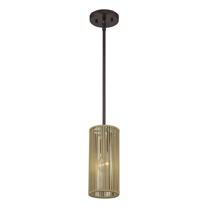 Livex Lighting - 53151-92 - One Light Mini Pendant - Acordia - English Bronze