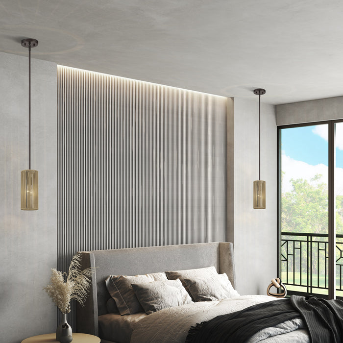 Livex Lighting - 53151-92 - One Light Mini Pendant - Acordia - English Bronze