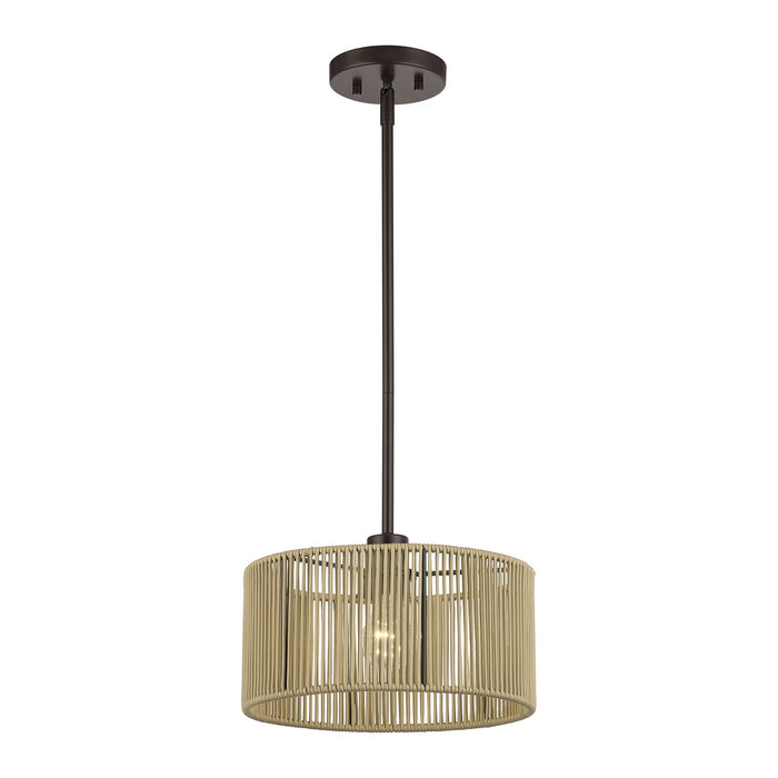 Livex Lighting - 53152-92 - One Light Pendant - Acordia - English Bronze