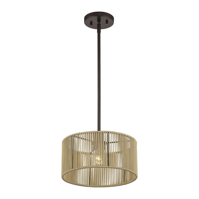 Livex Lighting - 53152-92 - One Light Pendant - Acordia - English Bronze