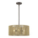 Livex Lighting - 53153-92 - Three Light Chandelier - Acordia - English Bronze