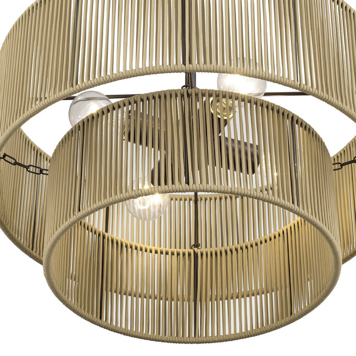 Livex Lighting - 53154-92 - Four Light Chandelier - Acordia - English Bronze