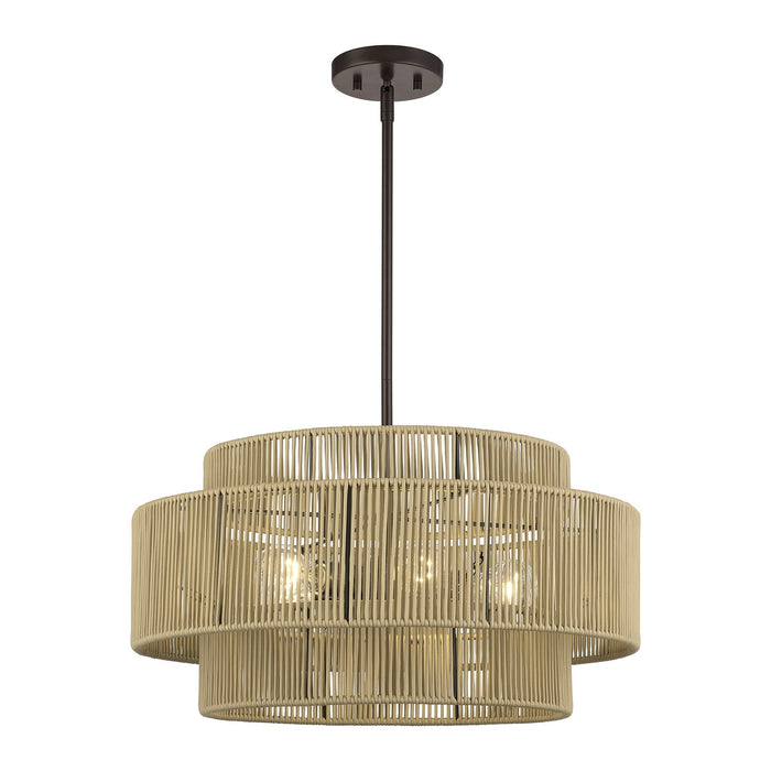 Livex Lighting - 53155-92 - Five Light Chandelier - Acordia - English Bronze
