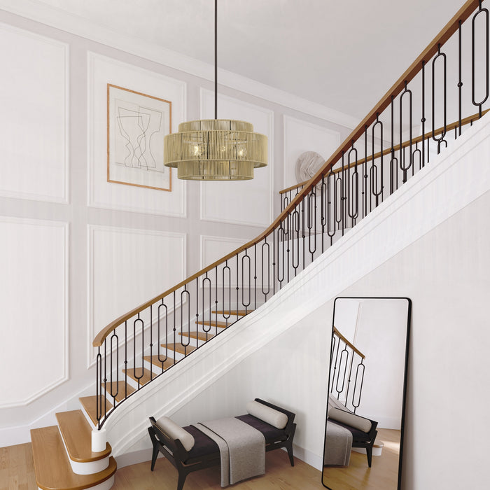 Livex Lighting - 53155-92 - Five Light Chandelier - Acordia - English Bronze