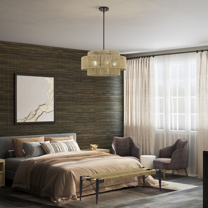 Livex Lighting - 53155-92 - Five Light Chandelier - Acordia - English Bronze